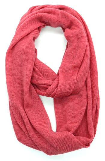 Portolano Merino Wool Infinity Scarf In Slate Rose