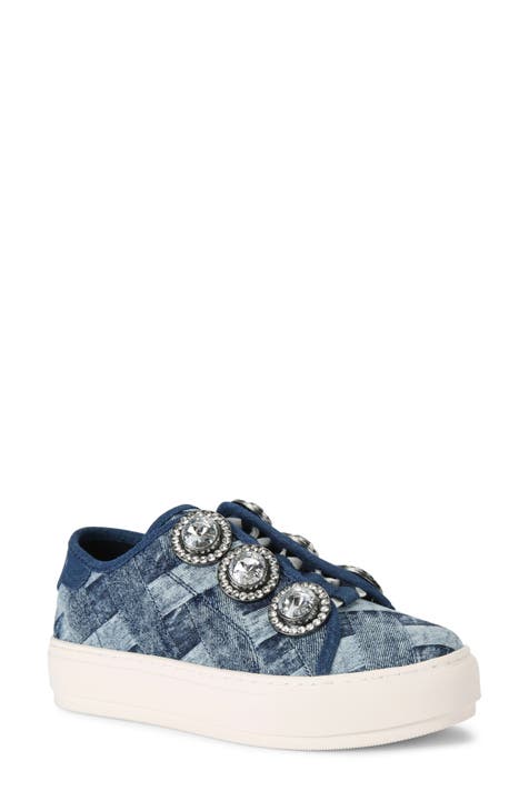 Embellished best sale platform sneakers