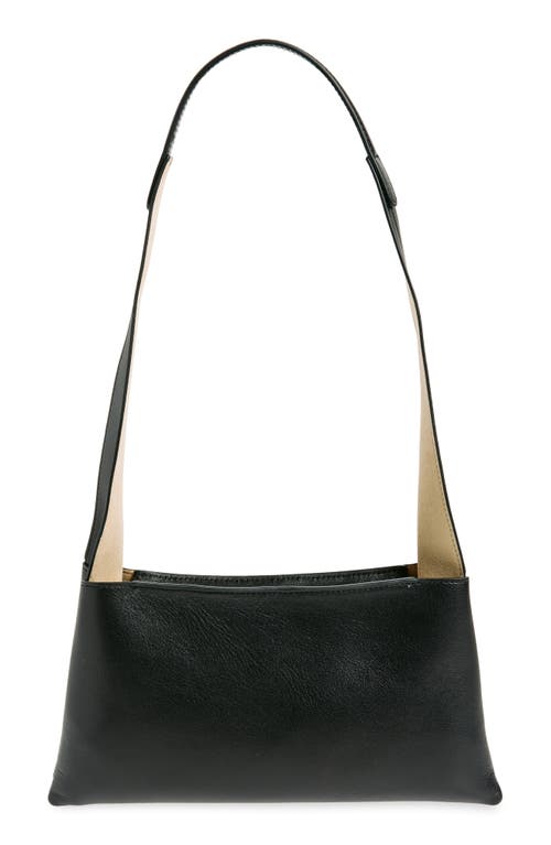Ree Projects Small Nessa Leather Shoulder Bag In Black