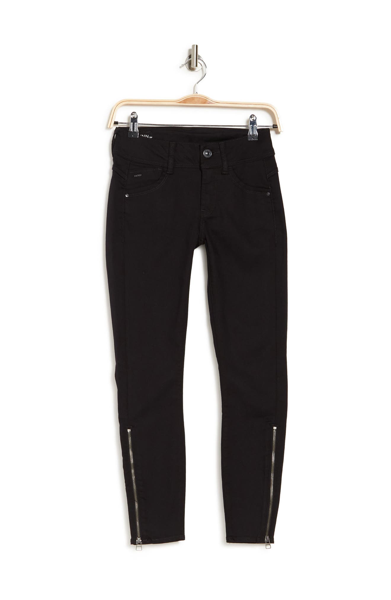 lynn zip mid skinny jeans