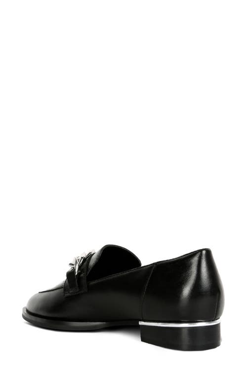 Rag & Co Pola Chain Bit Loafer In Black