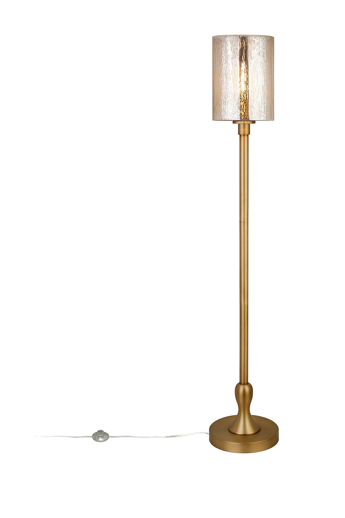 Addison And Lane Numit Brass Finish Floor Lamp In Gold