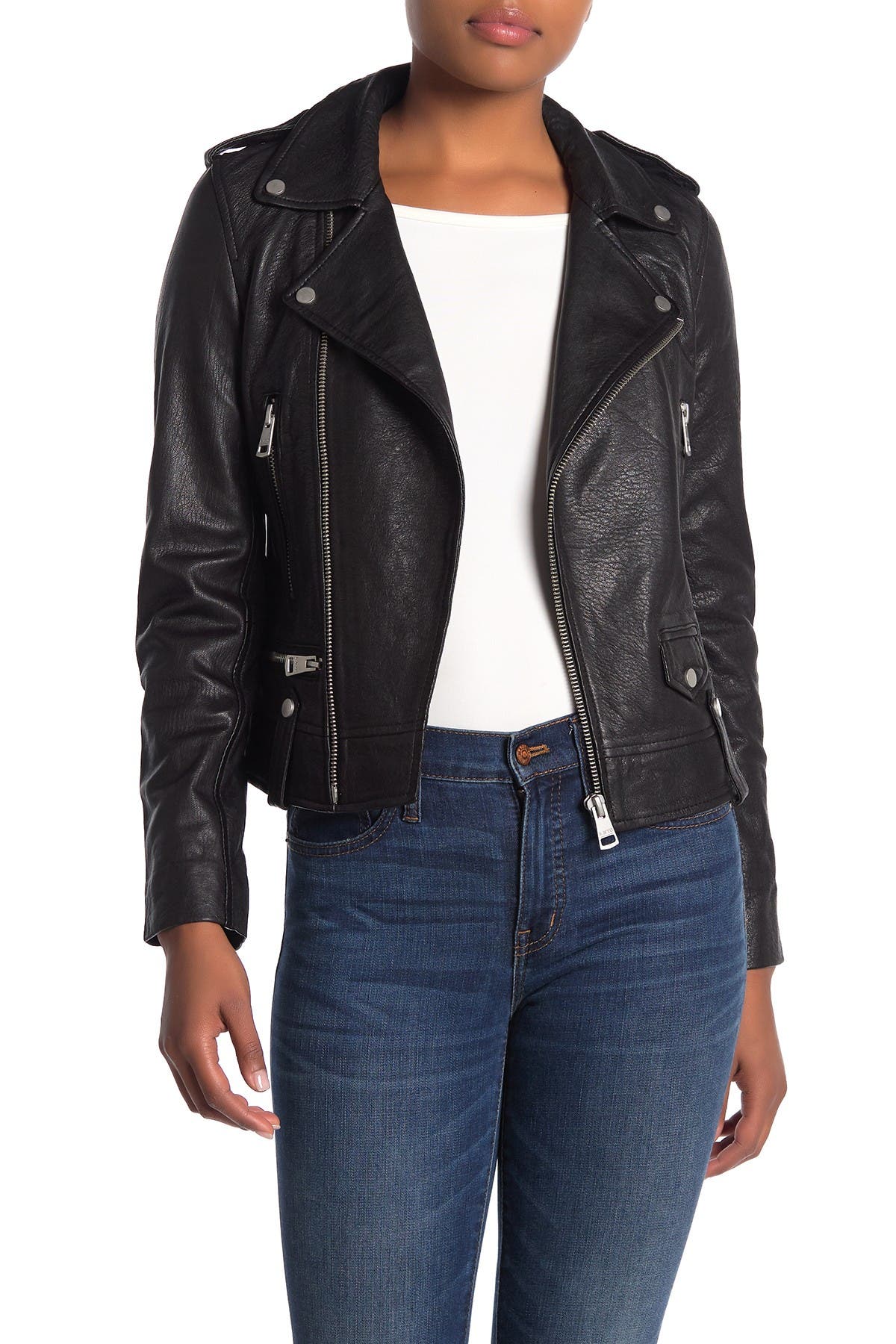 Bagatelle City Leather Moto Jacket Maldabeauty Com