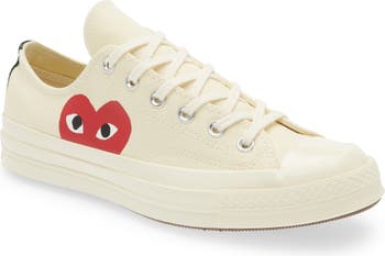 des Garçons PLAY x Converse Chuck Taylor® Heart Top Sneaker (Men) | Nordstrom