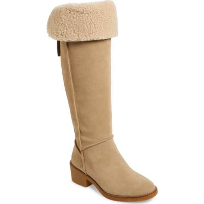 Coach Janelle Over The Knee Boot- Beige