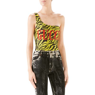 Gucci Zebra Print One-Piece Swimsuit