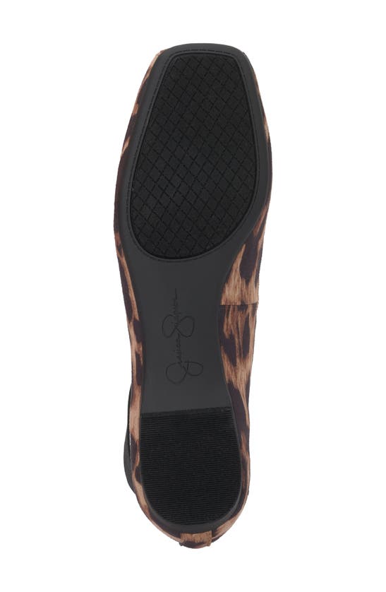 Shop Jessica Simpson 'mandalaye' Leather Flat In Natural Spots