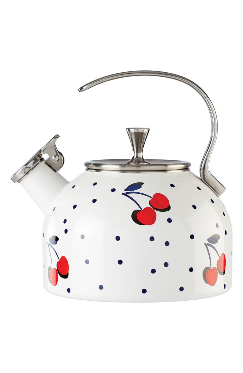kate spade new york cherry dot tea kettle | Nordstrom