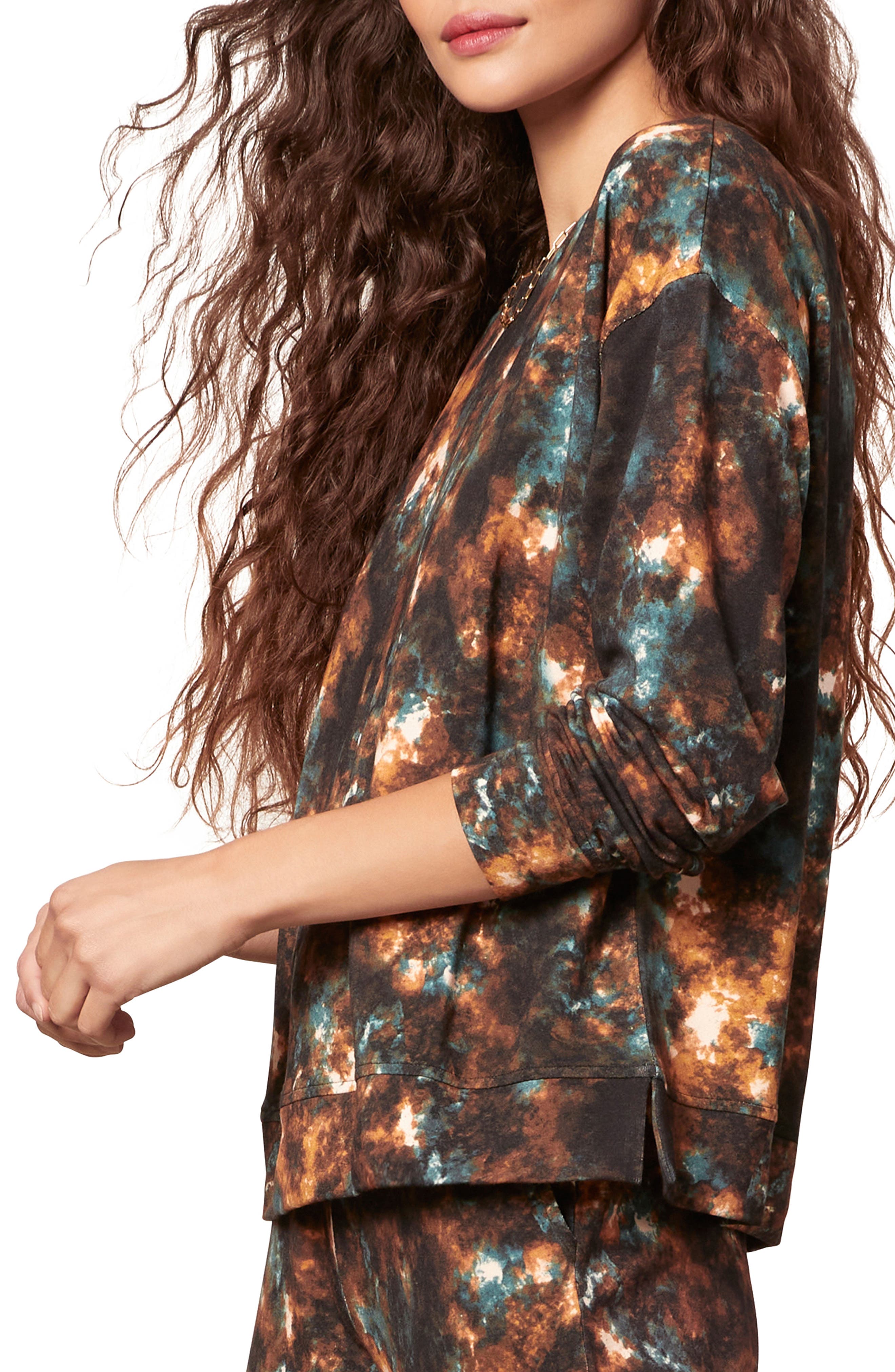 cosmos tie dye pullover