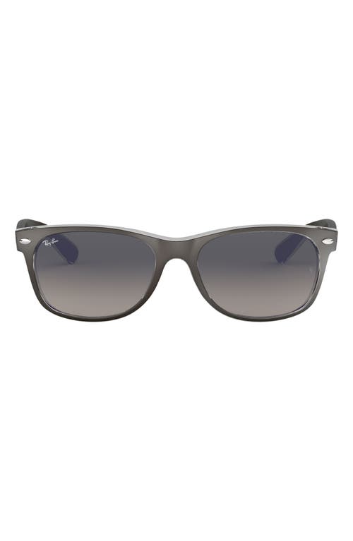 New Wayfarer 55mm Sunglasses in Brushed Gunmetal/grey Gradient
