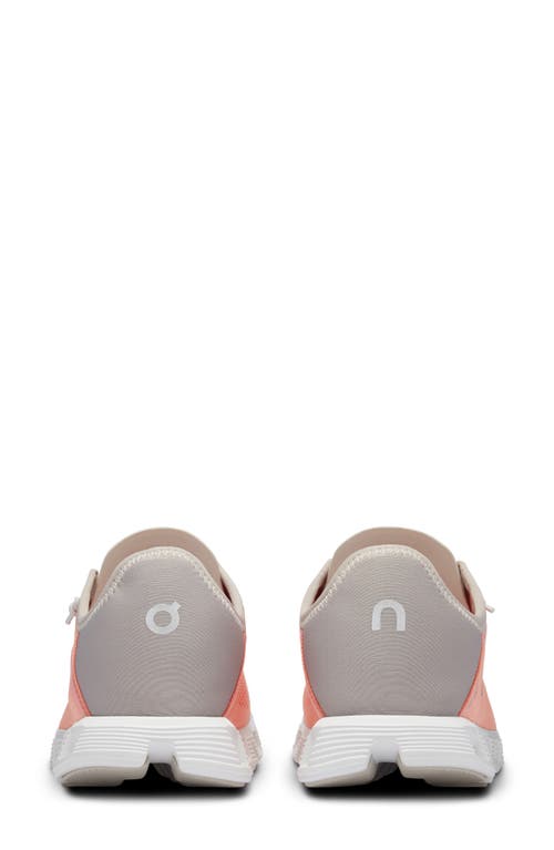 On Cloud 5 Coast Sneaker In Flamingo/pearl