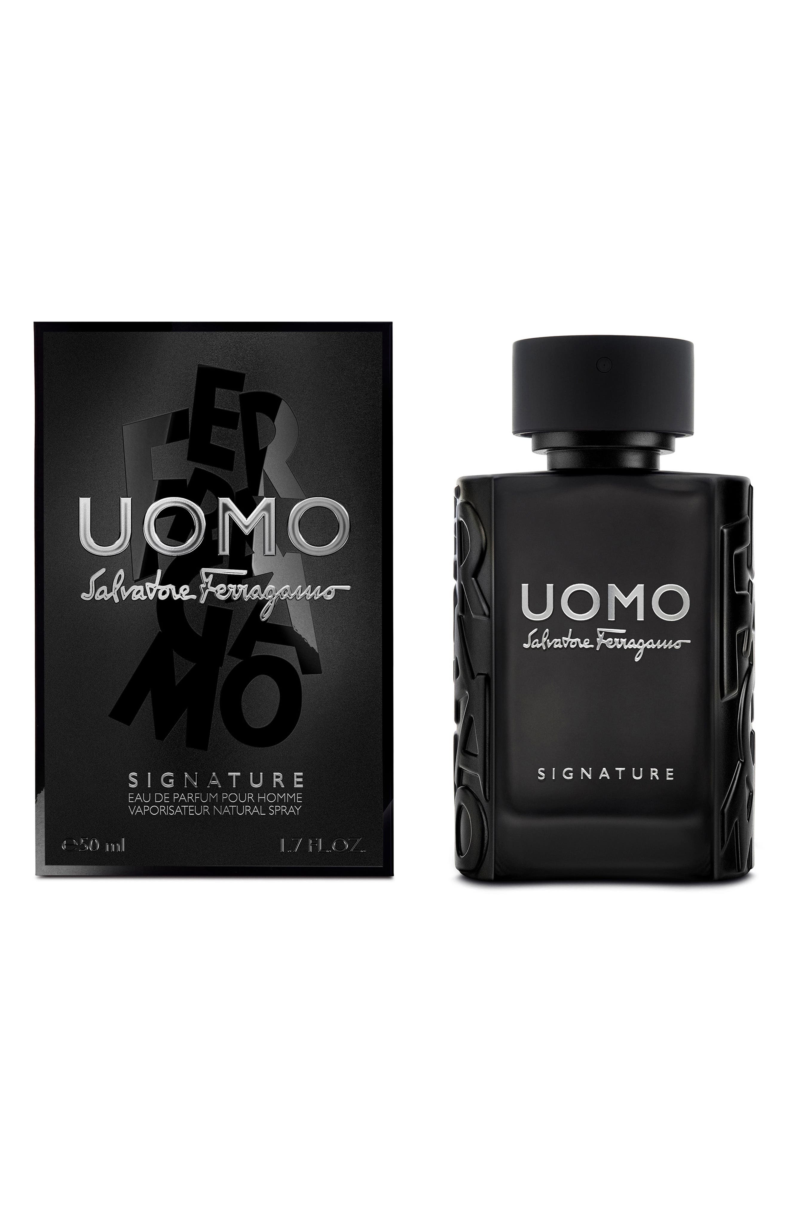 Salvatore Ferragamo Uomo Signature Eau de Parfum Pour Homme at Nordstrom, Size 3.4 Oz