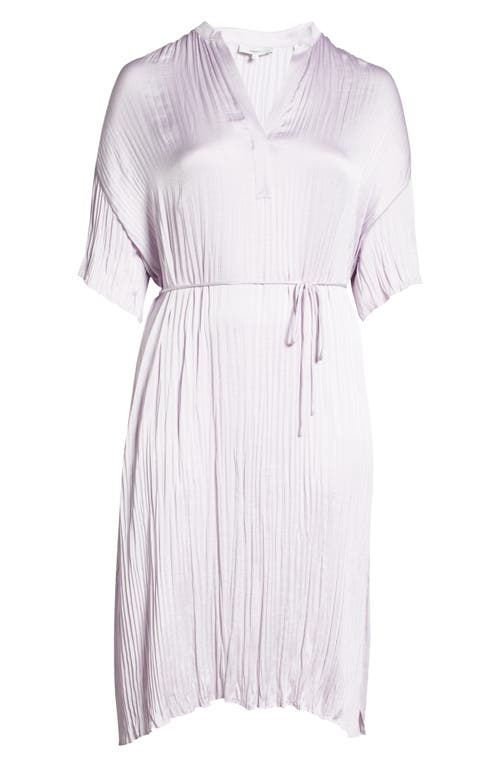 Vince Plus Crushed Band Collar Dress In Violetta