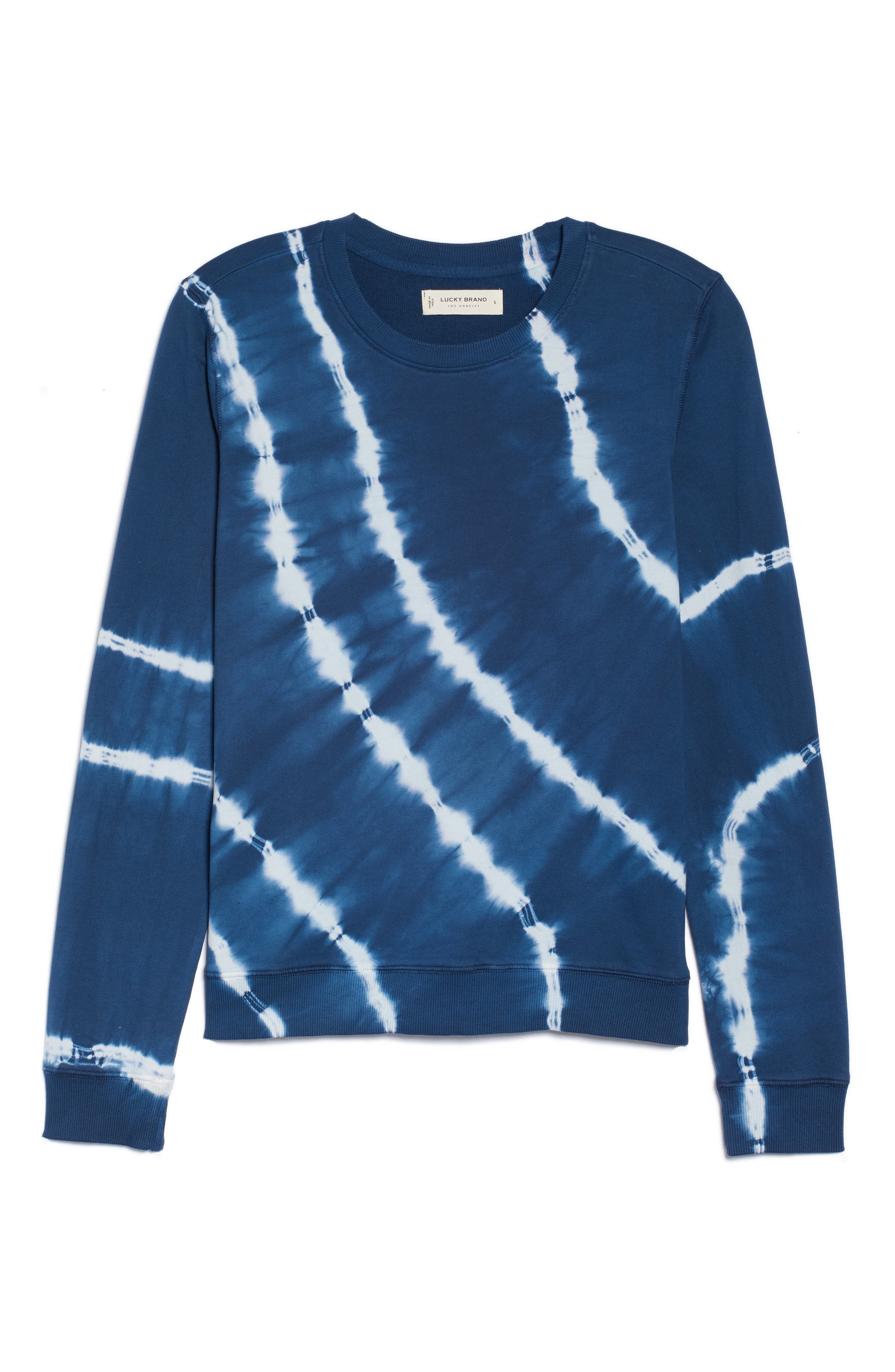 lucky brand tie dye sweatshirt