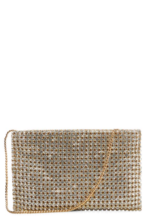 Metallic on sale evening bag