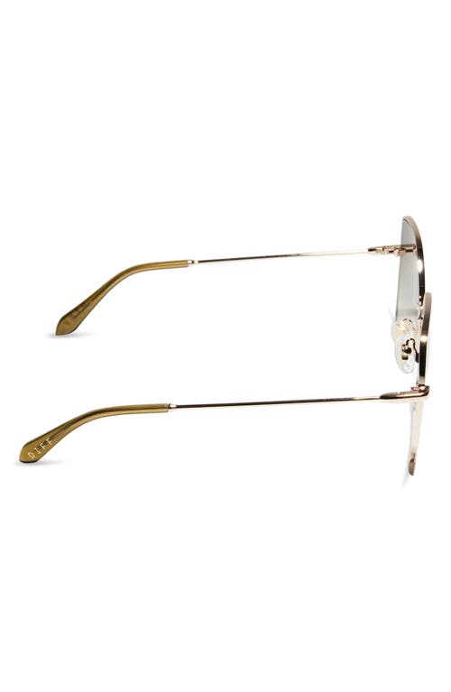 Shop Diff Iris 59mm Gradient Square Sunglasses In Gold/g15 Gradient