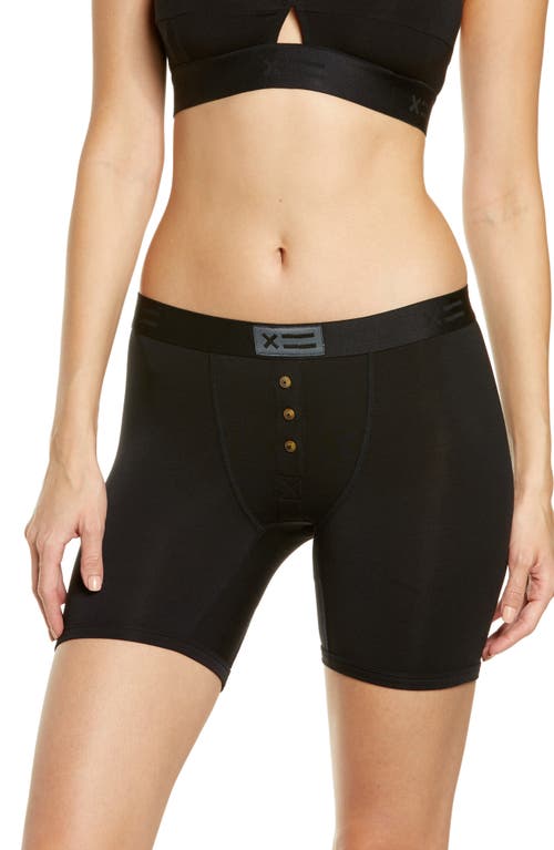 TomboyX 6-Inch Modal Boxer Briefs Black X at Nordstrom,