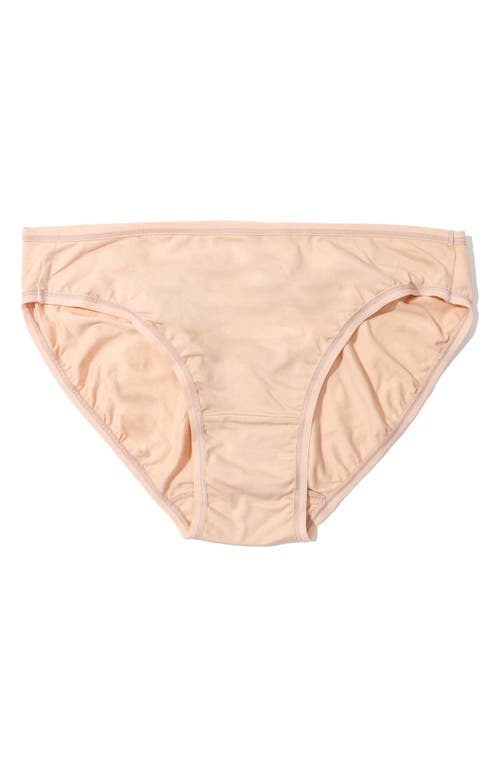 Shop Hanky Panky Stretch Supima® Cotton Bikini Briefs In Chai