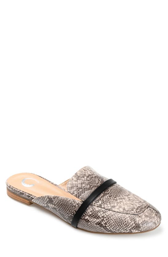Journee Collection Women's Reneye Slip On Mules In Grey