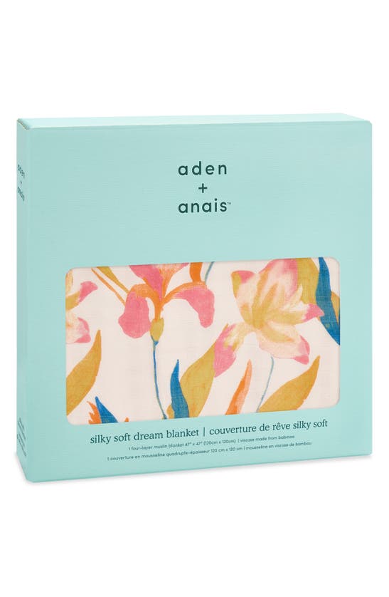 Shop Aden + Anais 'silky Soft Dream' Blanket In Marine Gardens