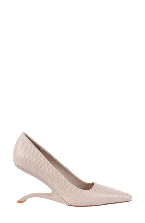 NINETY UNION NINETY UNION INTENSE SNAKE EMBOSSED PUMP 