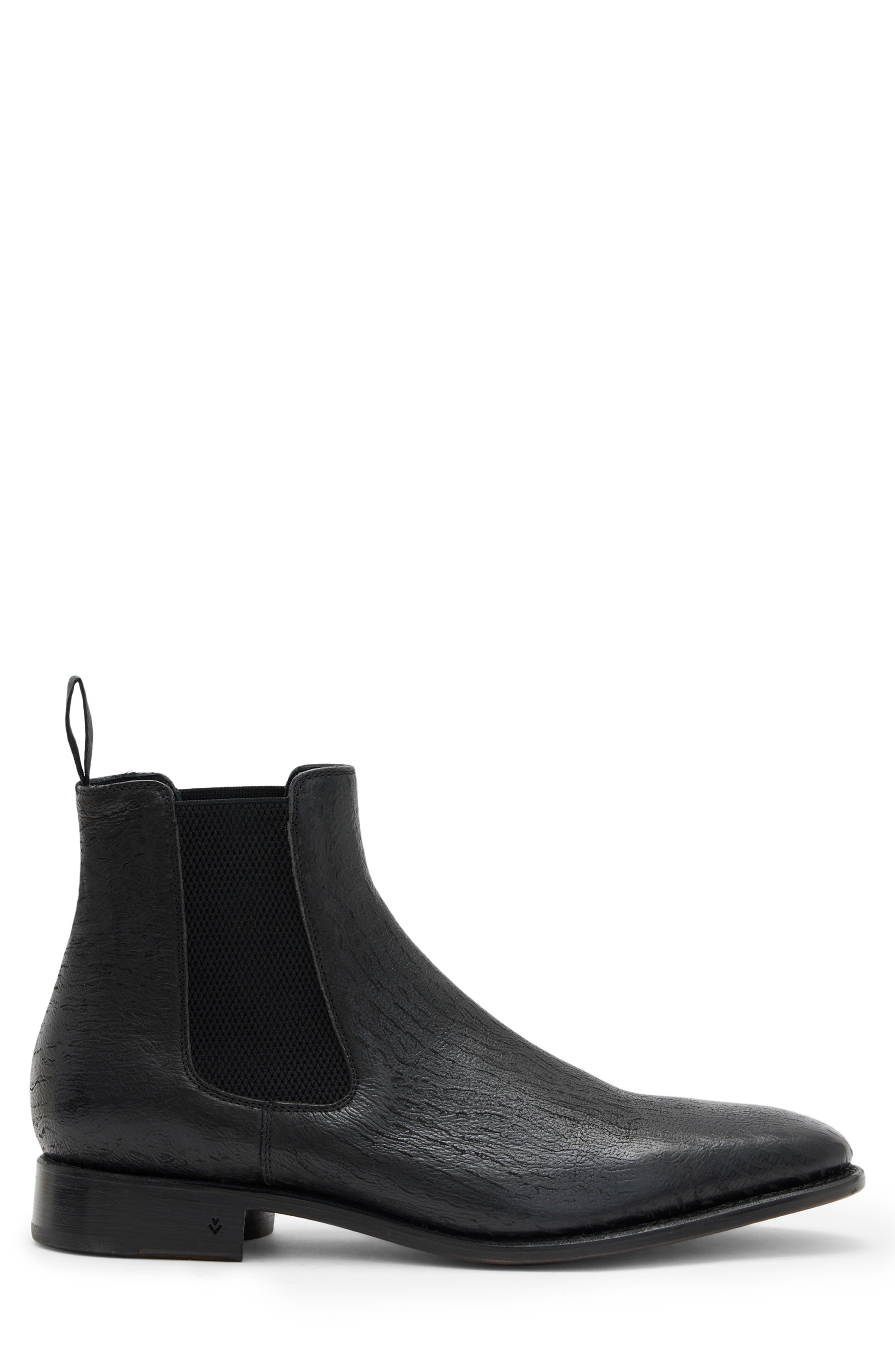 John Varvatos Amsterdam Chelsea Boot in Navy | Smart Closet