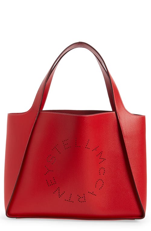 STELLA MCCARTNEY: bag in synthetic leather with perforated logo