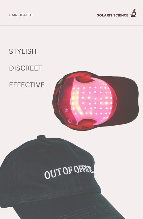 Shop Solaris Laboratories Ny Led Hair Boost Ooo Hat In Black