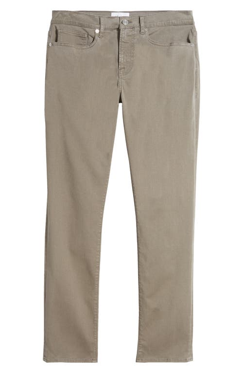 Frame L'homme Slim Brushed Twill Pants In Dusty Grey In Dusty Grey