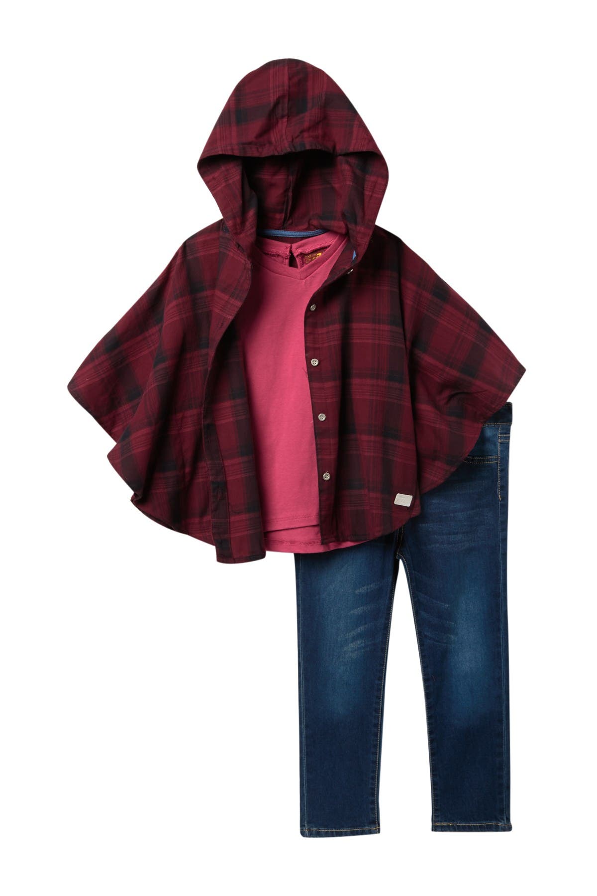 girls poncho shirt