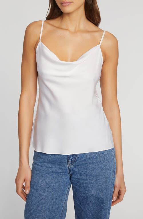 Shop Elie Tahari The Katrina Cowl Neck Camisole In White