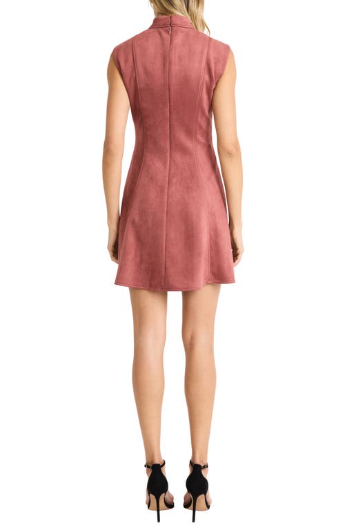 Shop Donna Morgan For Maggy Princess Seams Fit & Flare Minidress In Pink