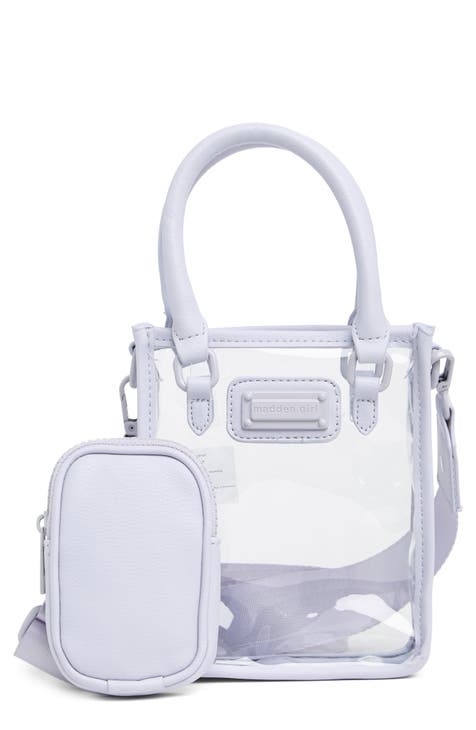 Clear Vinyl Crossbody Bag