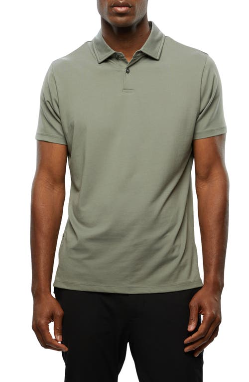 Cuts Coz Split Hem Polo in Carbon