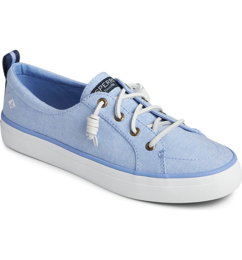 SPERRY Crest Vibe Slip-On Sneaker, Main, color, BALLAD BLUE LINEN