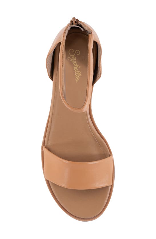 Shop Seychelles Honeysuckle Ankle Strap Sandal In Tan