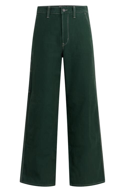Hudson Jeans Luca Wide Leg Carpenter Pants In Smoke Pine
