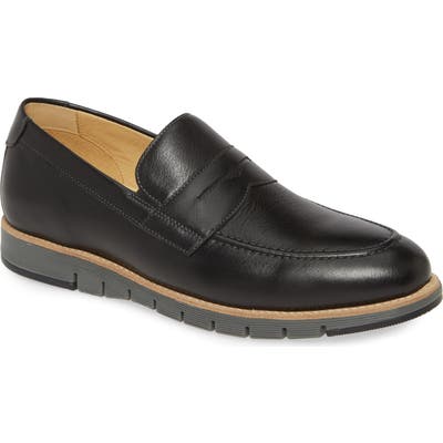 Johnston & Murphy Martell Penny Loafer, Black