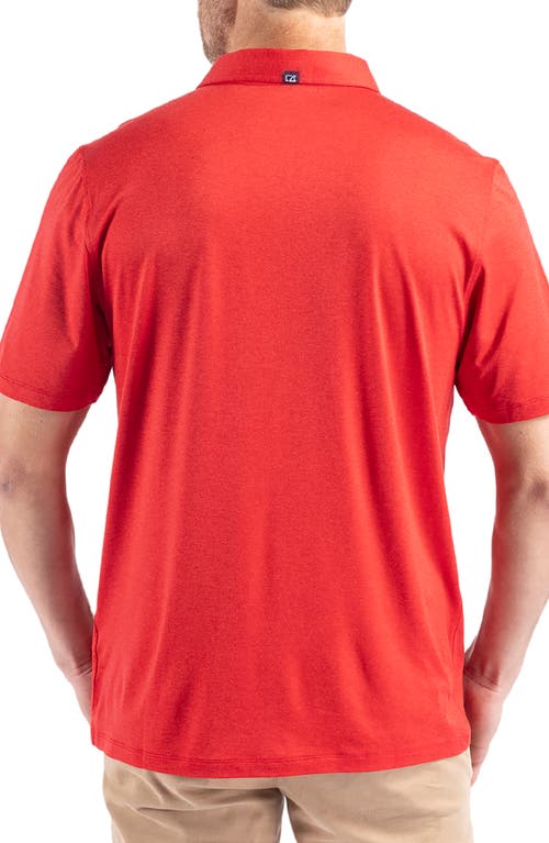 Shop Cutter & Buck Comfort Performance Jersey Polo In Red