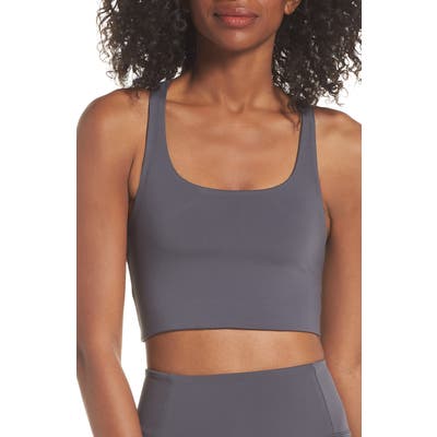 Girlfriend Collective Paloma Sports Bra, Grey
