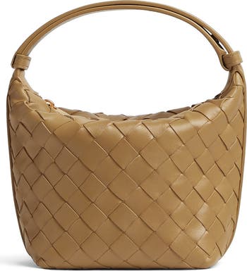 Bottega Veneta Women 'Candy Wallace' Bordeaux Handbag With Intrecciato Motif In Leather Woman