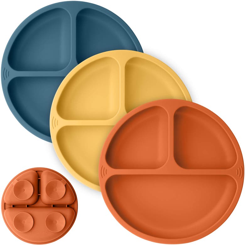 Shop Keababies 3-pack Prep Silicone Suction Plates In Valiant