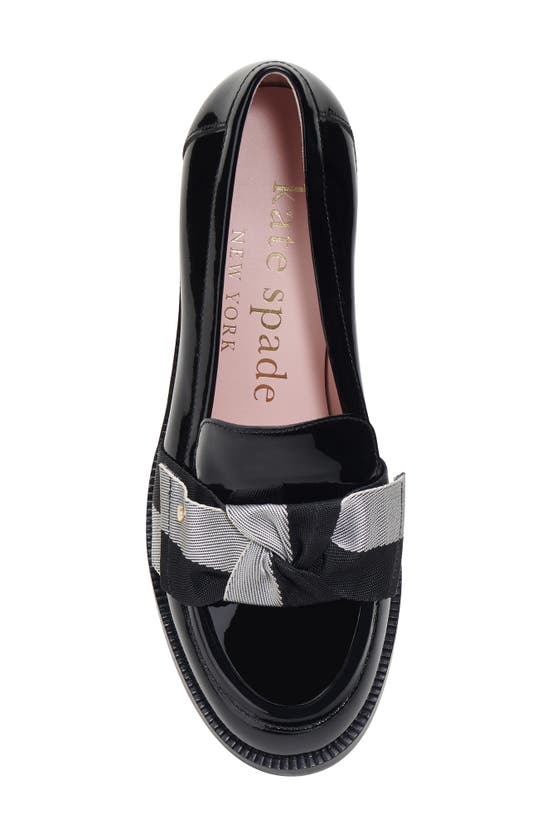 Shop Kate Spade Leandra Block Heel Loafer In Black Multi.