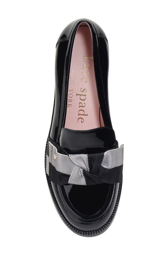 Shop Kate Spade New York Leandra Block Heel Loafer In Black Multi.