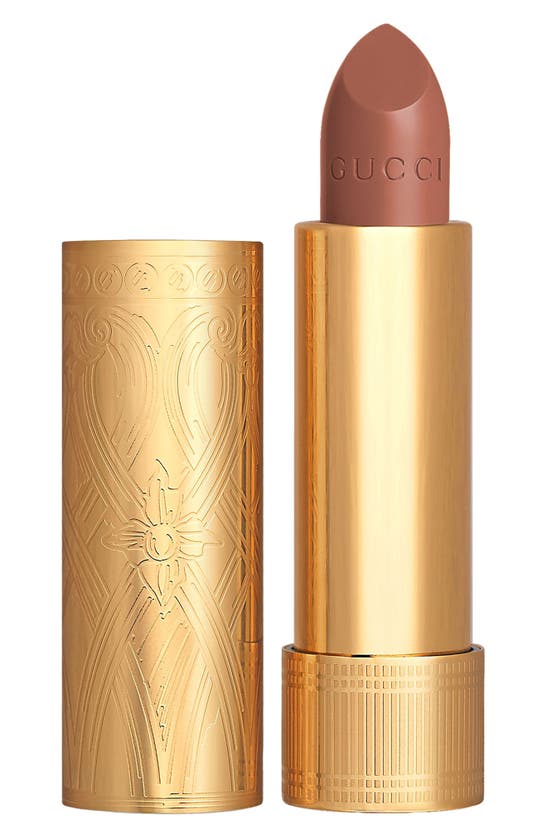Shop Gucci Rouge À Lèvres Satin Lipstick In 121 Elena Sand