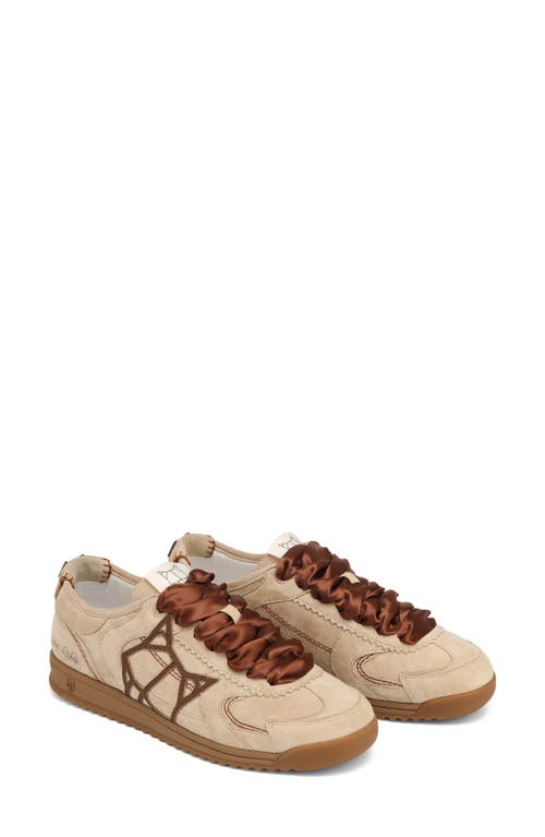 Shop Naked Wolfe Exposure Sneaker In Off White Suede