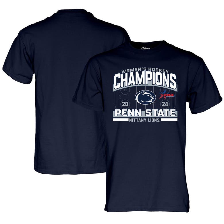 Shop Blue 84 Ice Hockey Regular Season Conference Champions T-shirt In Navy
