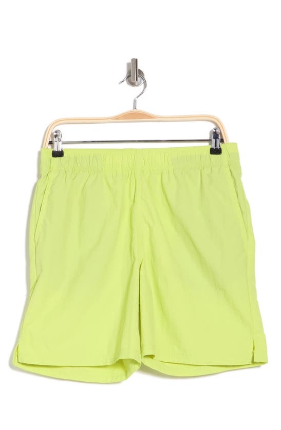 Abound Nylon Shorts In Green Lush