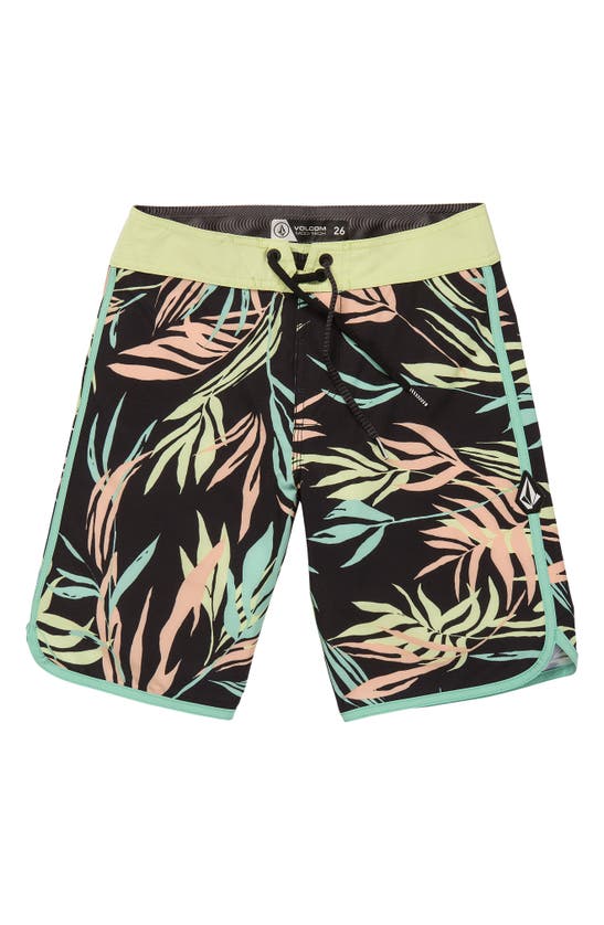 VOLCOM KID' BLEEDING LEAF MOD BOARD SHORTS