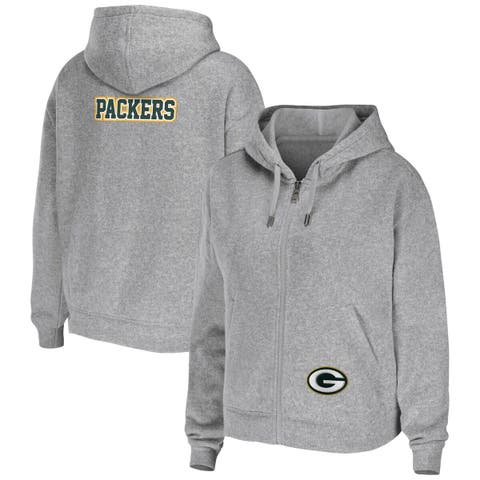 Profile Men's Green, Heather Gray Green Bay Packers Big and Tall Team Logo Pullover Hoodie Green,Heathered Gray